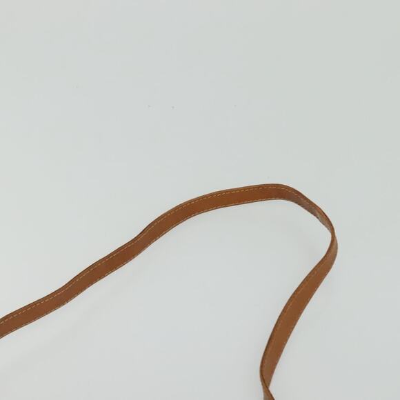 CELINE Macadam Canvas Shoulder Bag Pvc Brown Gold - Picture 8 of 13